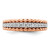 14k Two-tone Rose and White Gold 1/4 carat Lab Grown Diamond VS/SI+ G+ Complete Band