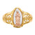 14k Two-tone w/White Rhodium Lady of Guadalupe Ring