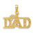 14k #1 DAD Charm - C3-DD94E441-5996