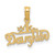 14K #1 DAUGHTER Charm - D3-9ED1401A-4975