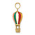 14K w/ Enamel 3-D Hot Air Balloon Charm