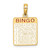 14K w/ Enamel Bingo Card Charm