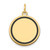 14k w/Enamel .027 Gauge Circular Engravable Disc Charm - XM-11568E19-8091