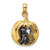 14k w/Rhodium 3-D Jack-o-Lantern w/Enameled Black Cat and Moon Charm
