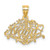 14K #1 NANA  Charm - K8-F58D8080-6073