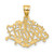 14K #1 NANA  Charm - K8-F58D8080-6073