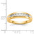 14k w/Rhodium Diamond Mens Channel Ring