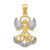 14K w/Rhodium LOVE Angel Pendant - C4-CE0A8F5B-4902