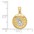 14K w/Rhodium Praying Hands Pendant