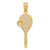 14K w/White Rhodium Tennis Pendant