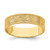 14k Wave Engraved Thumb Ring (size 9)
