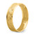 14k Wave Engraved Thumb Ring (size 9)