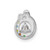 14k WG 5 Birthstone and Dia Mother/Child Chain Slide Semi-mount