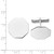 14K WG Men's Octagonal Cuff Links
