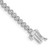 14k White Gold  1 carat Lab Grown Diamond VS/SI+ G+ 7 inch Fancy Tennis Bracelet