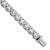 14k White Gold  25 carat Lab Grown Diamond VS/SI+ G+ Complete Tennis Bracelet