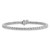 14k White Gold  5 carat Lab Grown Diamond VS/SI+ G+ Complete Tennis Bracelet