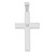 14k White Gold .02ct. Diamond Cross Pendant - XW-518D41BC-1623