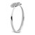 14k White Gold .03ct. Diamond Fancy Ring Mounting
