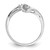 14k White Gold .05ct. Diamond Ring Mounting