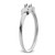 14k White Gold .07ct. Diamond Ring Mounting