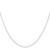14k White Gold .4 mm Carded Cable Rope Chain - 4R-74329C23-2912