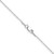 14k White Gold .8mm D/C Forzantine Cable Chain - PE-03F34ECC-6629