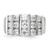14k White Gold 1 1/2 carat Lab Grown Diamond VS/SI+ G+ Complete Fashion Band - RM-154DDD27-6911