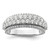14k White Gold 1 1/2 carat Lab Grown Diamond VS/SI+ G+ Complete Fashion Band - RM-1D6B69C8-5741