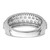 14k White Gold 1 1/2 carat Lab Grown Diamond VS/SI+ G+ Complete Fashion Band - RM-1D6B69C8-5741