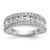 14k White Gold 1 1/2 carat Lab Grown Diamond VS/SI+ G+ Complete Fashion Band - RM-911A9A2C-3908