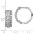 14k White Gold 1 1/2 carat Lab Grown Diamond VS/SI+ G+ Complete Hinged Hoop Earrings - EM-E76A864E-5851