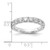 14k White Gold 1 1/2 carat Lab Grown Diamond VS/SI+ G+ Complete Wedding Band - RM-C1991B99-5976