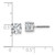 14k White Gold 1 1/2 ctw Lab Grown Diamond VS/SI+ G+ Round 4 Prong Heavy Wt. Screwback Stud Earrings