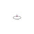 14k White Gold 1 Birthstone Mother's Ring Mounting