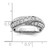 14k White Gold 1 carat Lab Grown Diamond VS/SI+ G+ Complete Band