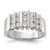 14k White Gold 1 carat Lab Grown Diamond VS/SI+ G+ Complete Fashion Band - RM-68FA1430-1221