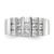 14k White Gold 1 carat Lab Grown Diamond VS/SI+ G+ Complete Fashion Band - RM-68FA1430-1221