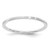 14K White Gold 1.2mm Flat Satin Stackable Band Size 7
