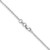 14k White Gold 1.4mm D/C Forzantine Cable Chain - PE-9C264949-9154
