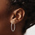 14k White Gold 1.5mm Polished Endless Hoop Earrings - XY-EF240188-8001