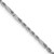 14k White Gold 1.8mm D/C Milano Rope Chain - WM-A07DF8B3-1420