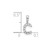 14k White Gold 1/10 carat Lab Grown Diamond VS/SI+ G+ Complete Letter C Initial Pendant