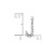 14k White Gold 1/10 carat Lab Grown Diamond VS/SI+ G+ Complete Letter J Initial Pendant