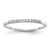 14k White Gold 1/10 carat Lab Grown Diamond VS/SI+ G+ Complete Wedding Band - RM-59CBF799-5547