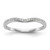 14k White Gold 1/10 carat Lab Grown Diamond VS/SI+ G+ Complete Wedding Band - RM-C85CD5B9-2377