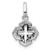14k White Gold 1/10ct. Diamond Fancy Cross Pendant - PM-1FBEF7FA-2159