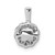 14k White Gold 1/10ct. Vibrant Moving Diamond Pendant