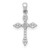 14k White Gold 1/15ct. Diamond Cross Pendant - PM-C2EEADE7-6351