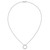 14k White Gold 1/2 carat Diamond Circle 18 inch Necklace - PM-1C0C3588-9294